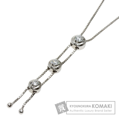 TASAKI   Necklace Trilogy Diamond K18 White Gold Ladies