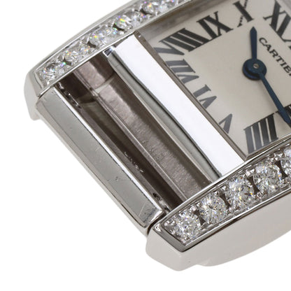 CARTIER Tankissim MM DiamondBezel Watches WE70039H K18 White Gold/K18 White Gold Ladies