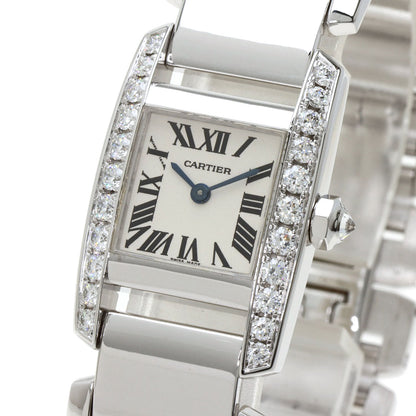 CARTIER Tankissim MM DiamondBezel Watches WE70039H K18 White Gold/K18 White Gold Ladies