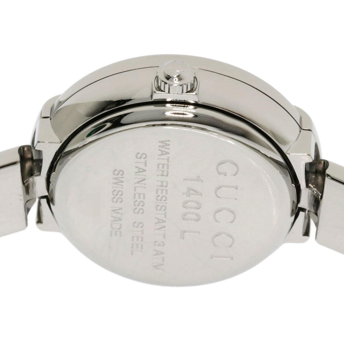 GUCCI GG dial Watches 1400L Stainless Steel/Stainless Steel Ladies