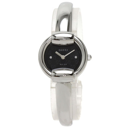 GUCCI bangle square face GG Watches 1400L Stainless Steel/Stainless Steel Ladies