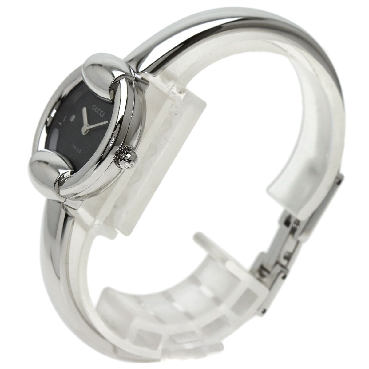 GUCCI bangle square face GG Watches 1400L Stainless Steel/Stainless Steel Ladies