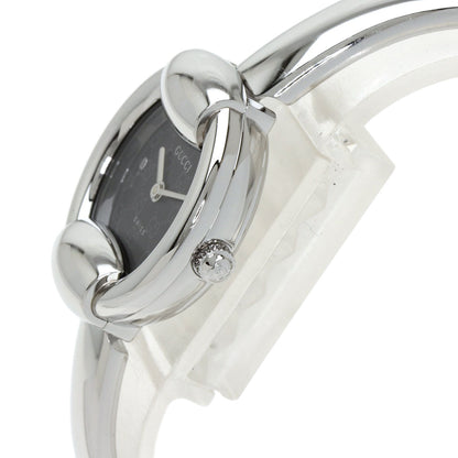 GUCCI bangle square face GG Watches 1400L Stainless Steel/Stainless Steel Ladies