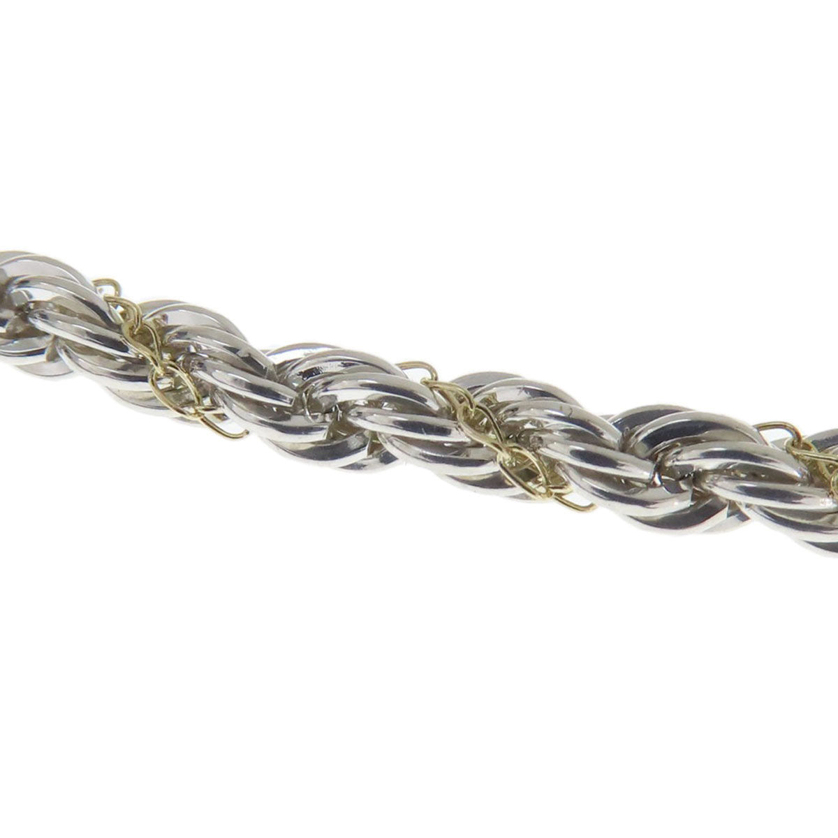 TIFFANY&Co.   Bracelet twist chain Silver K14 Yellow GoldLadies