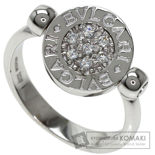 BVLGARI   Ring flip ring Onyx Diamond K18 White Gold Ladies