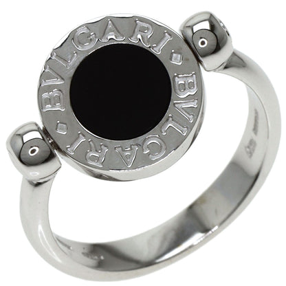 BVLGARI   Ring flip ring Onyx Diamond K18 White Gold Ladies