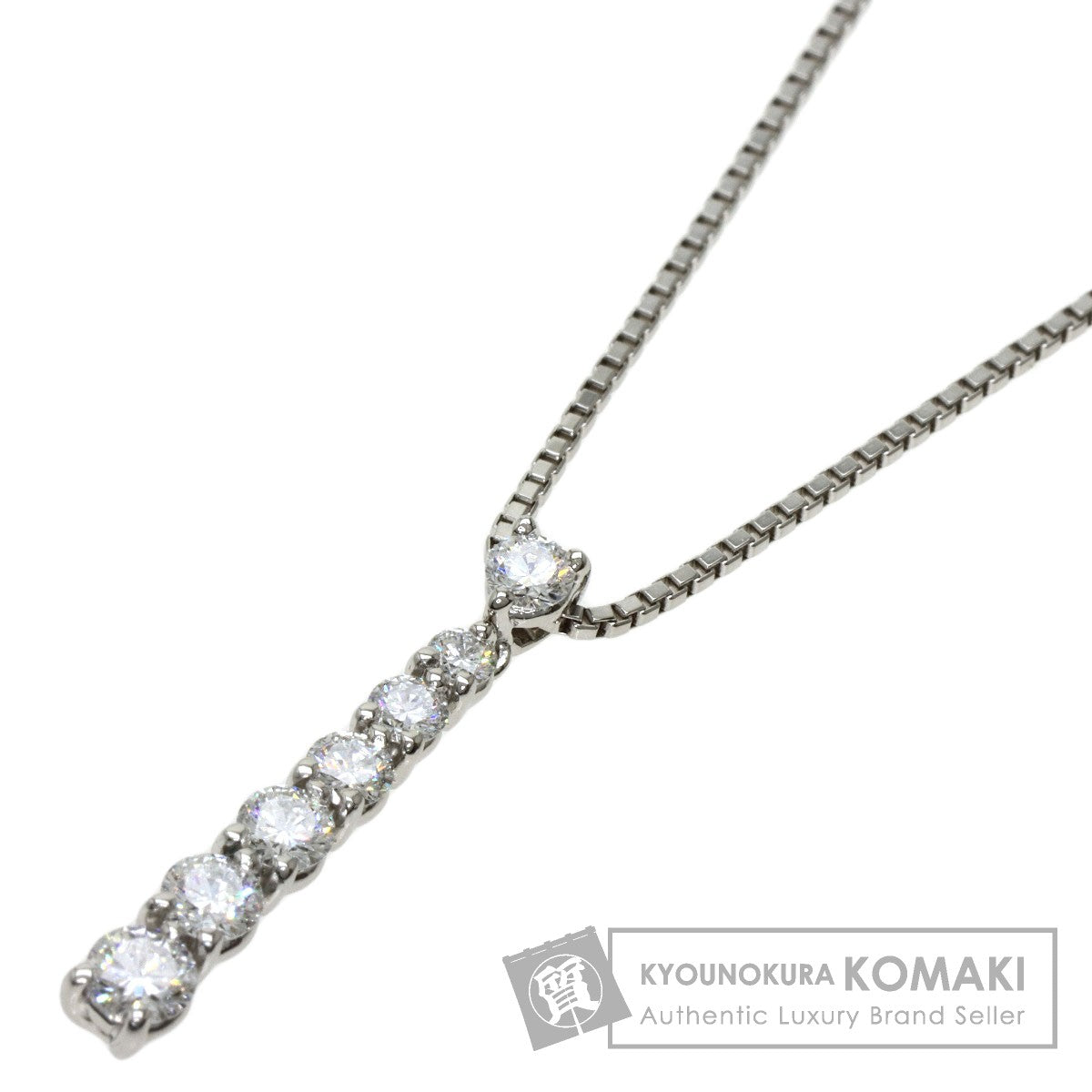 MONNICKENDAM   Necklace Diamond Platinum PT900 PT850Ladies