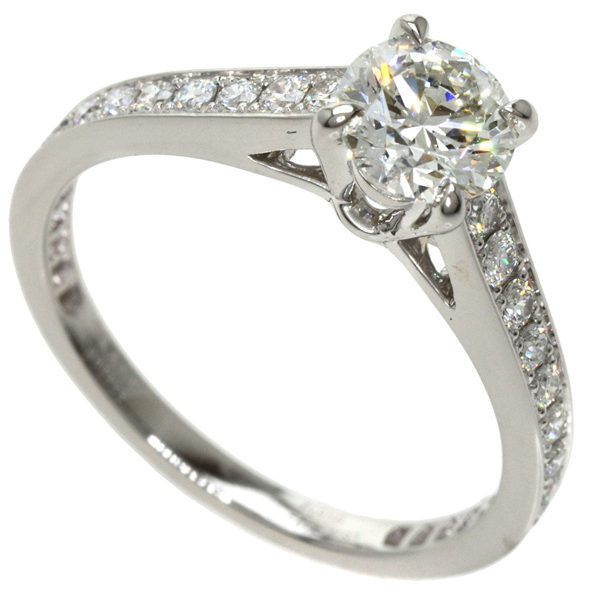 GRAFF   Ring Frame Round Diamond Platinum PT950 Ladies