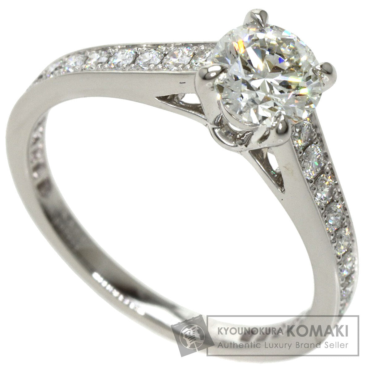 GRAFF   Ring Frame Round Diamond Platinum PT950 Ladies