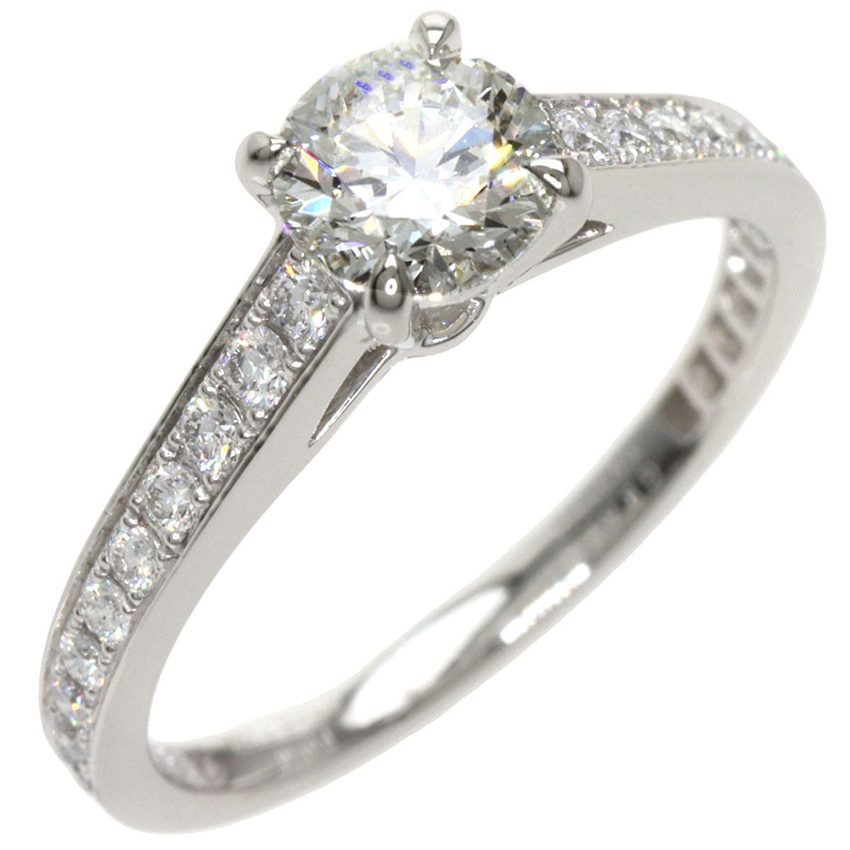 GRAFF   Ring Frame Round Diamond Platinum PT950 Ladies