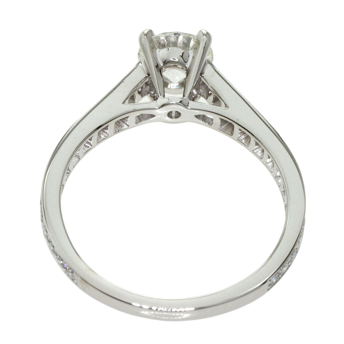 GRAFF   Ring Frame Round Diamond Platinum PT950 Ladies