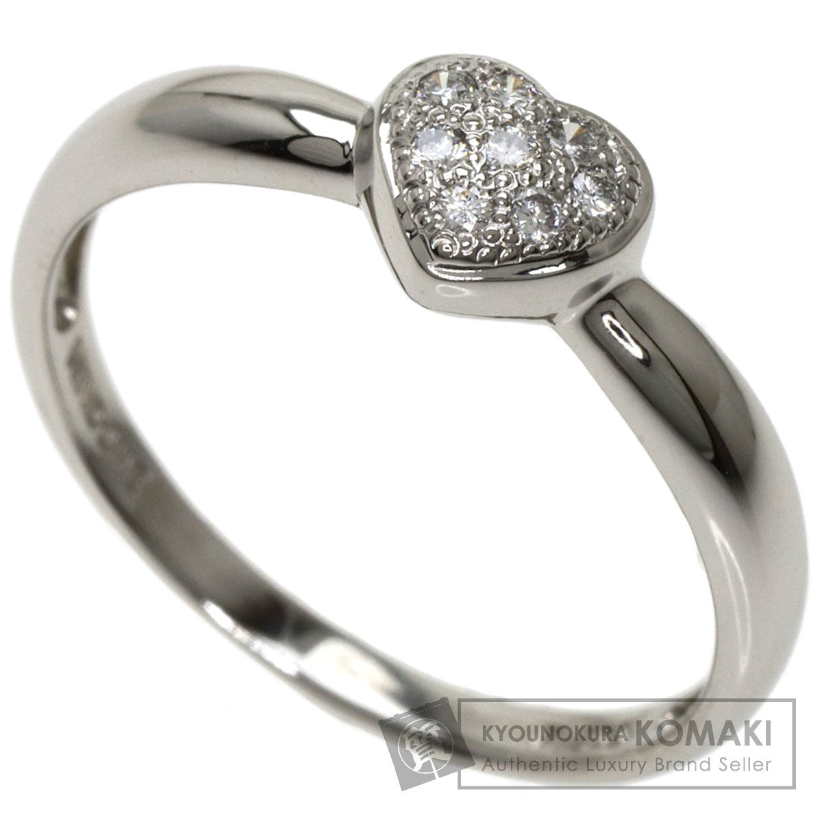 VANDOME   Ring Heart Diamond Platinum PT900 Ladies