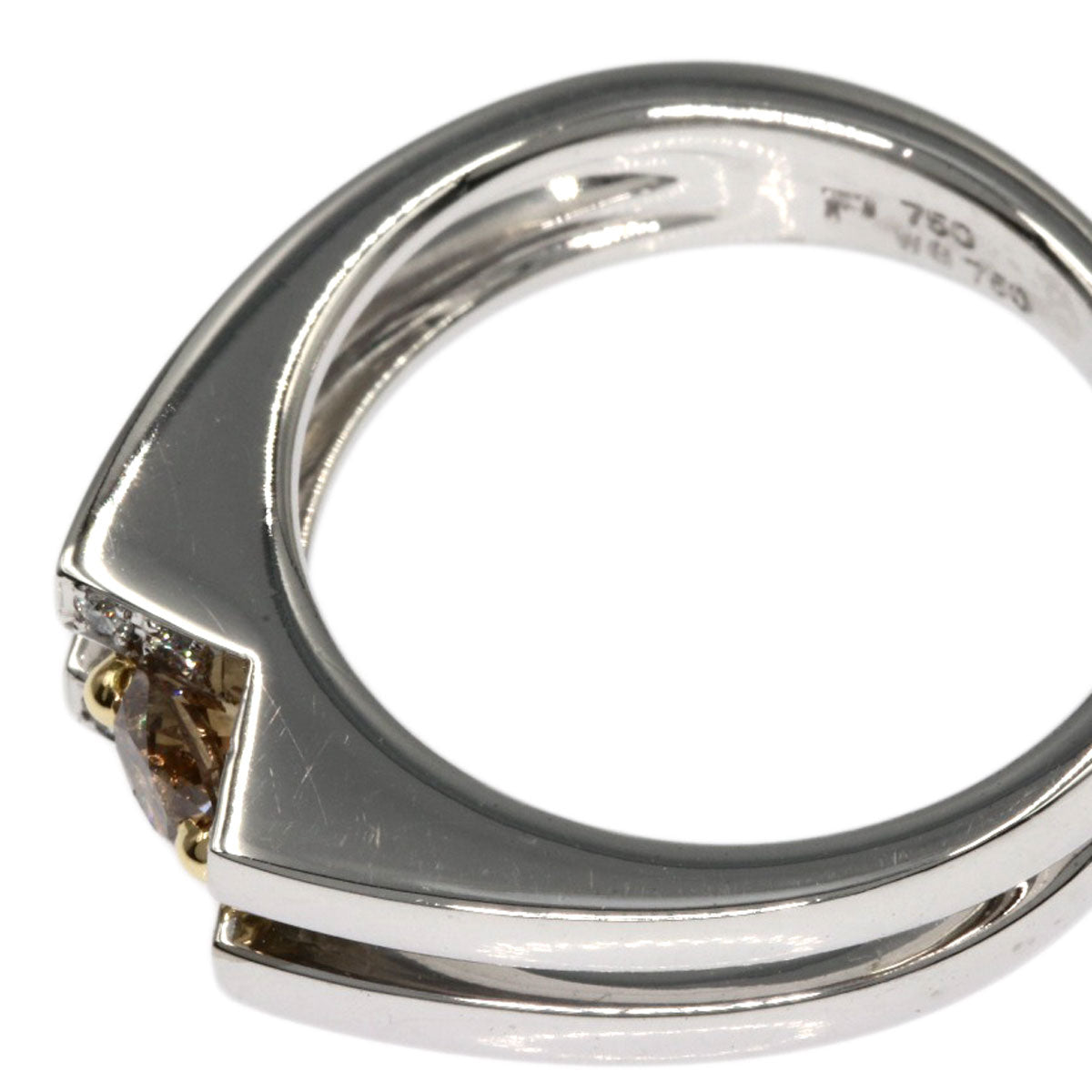 POLA   Ring Diamond K18 White Gold Ladies