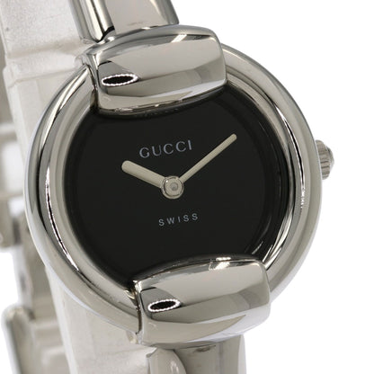 GUCCI Round face Watches 1400L Stainless Steel/Stainless Steel Ladies