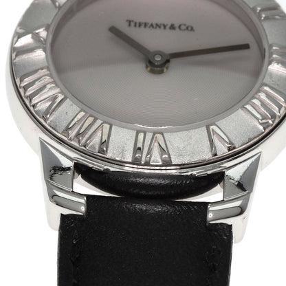 TIFFANY&Co. Atlas Dome Watches  Silver/Leather Ladies