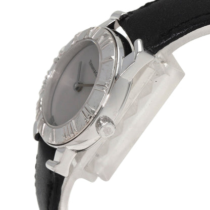 TIFFANY&Co. Atlas Dome Watches  Silver/Leather Ladies