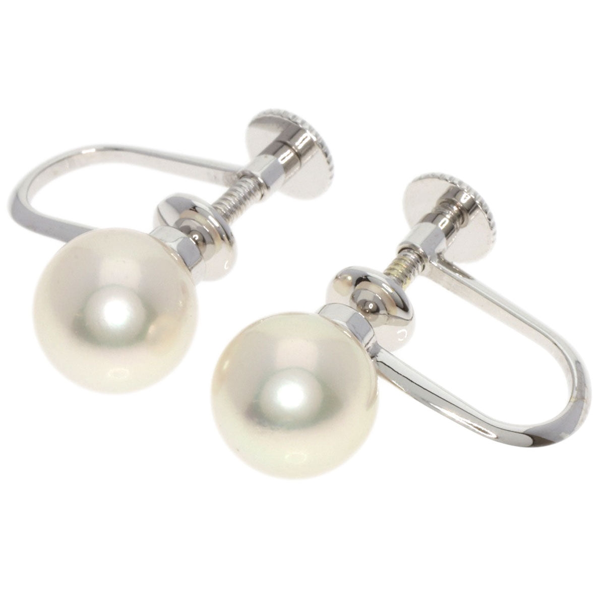 POLA   Earring Akoya pearl Pearl K14 White Gold Ladies