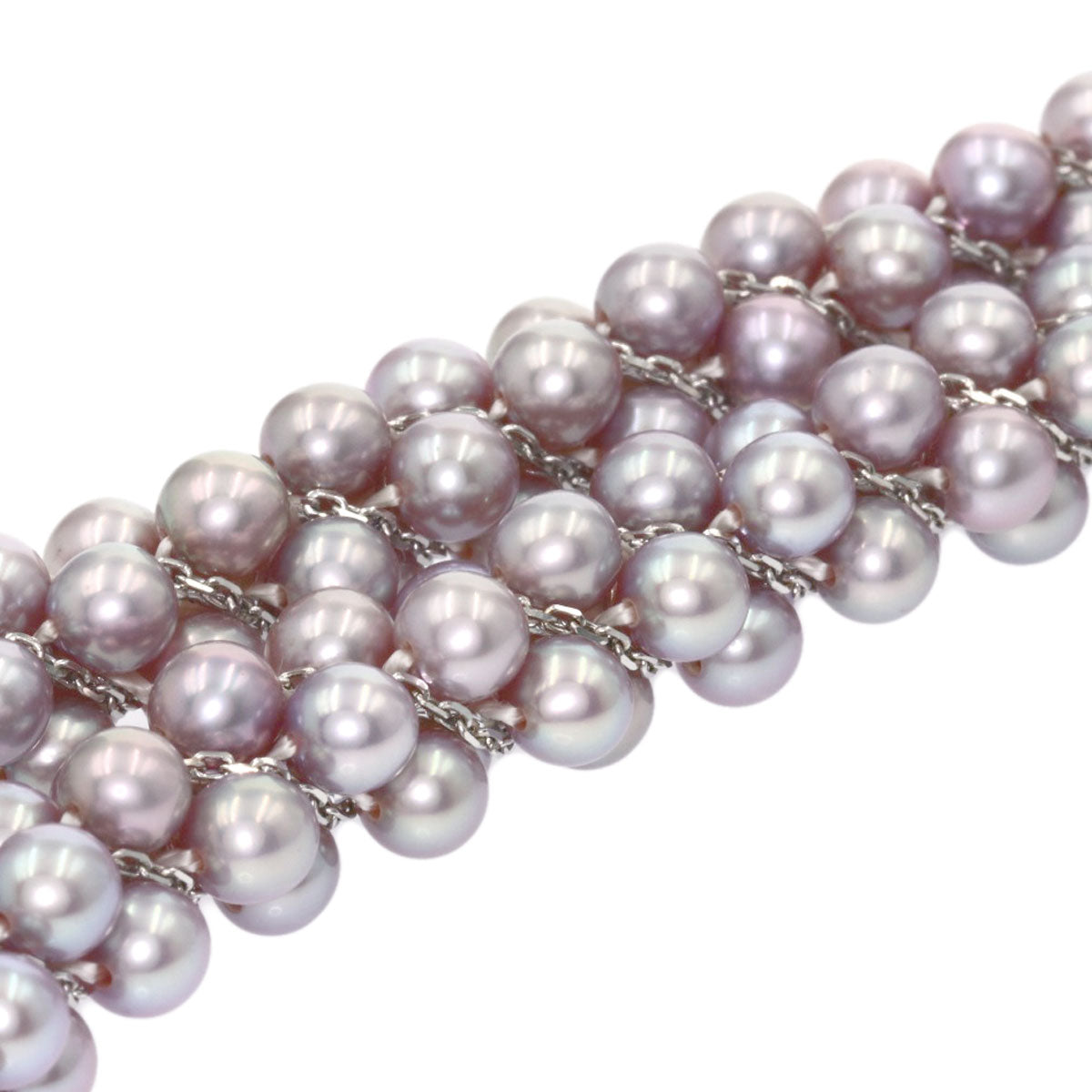 TASAKI   Necklace Flora Pearl Pearl K18 White Gold Ladies