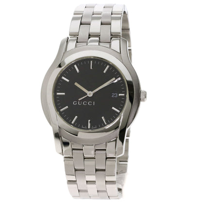 GUCCI Round face Watches 5500XL Stainless Steel/Stainless Steel mens