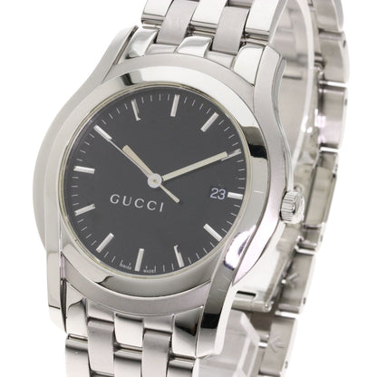 GUCCI Round face Watches 5500XL Stainless Steel/Stainless Steel mens