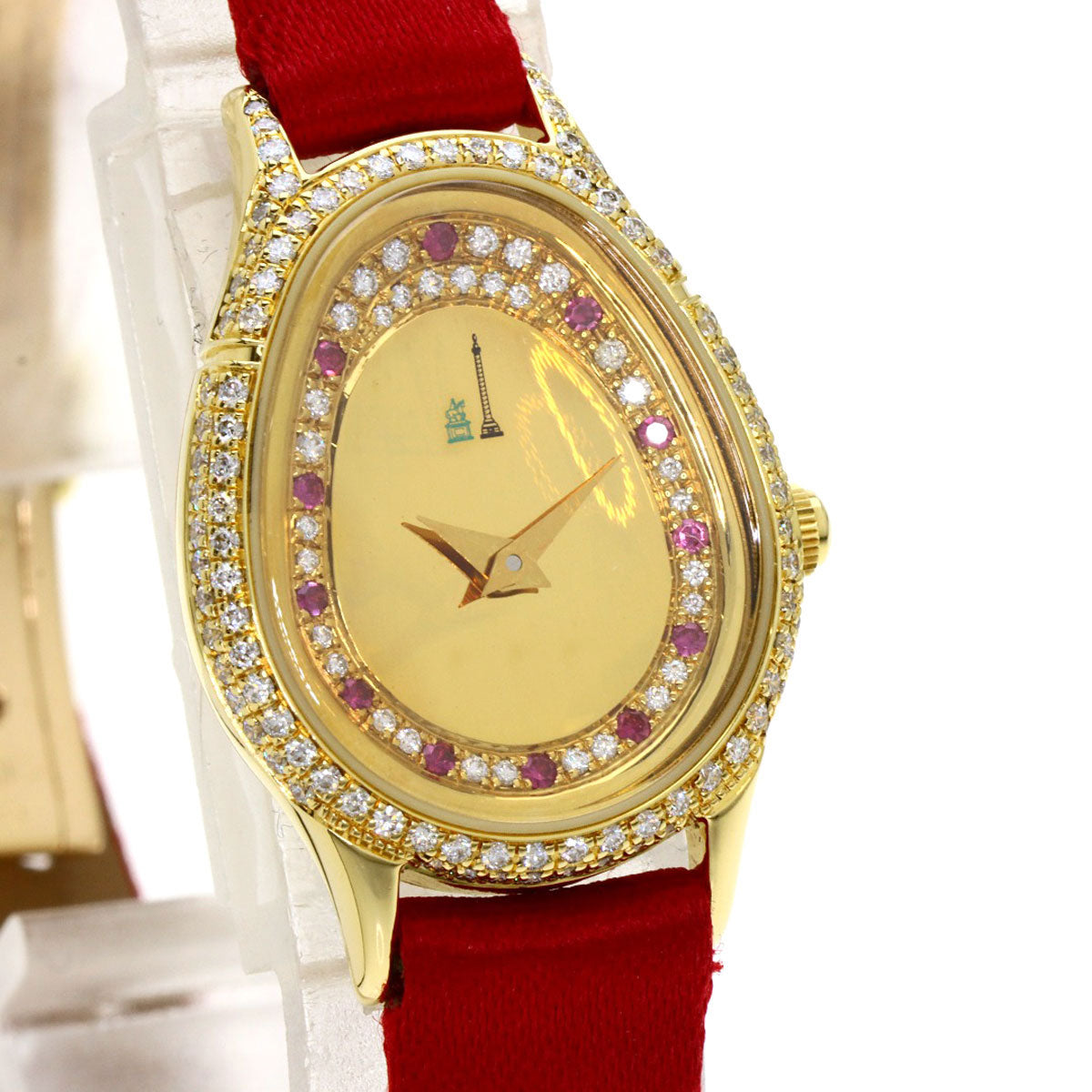 MELLERIO dits MELLER Mini Ranuf Aiko's Birthday Commemorative Limited to 30 Watches  K18 Yellow Gold/Satin Ladies