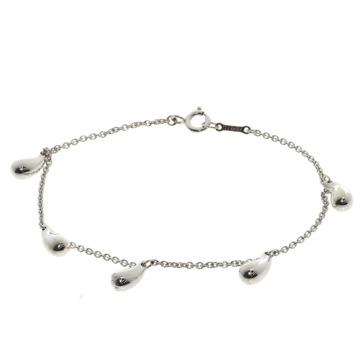 TIFFANY&Co.   Bracelet 5P teardrop Silver Ladies