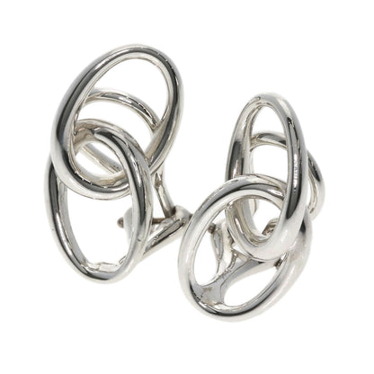 TIFFANY&Co.   Earring Double loop Silver Ladies