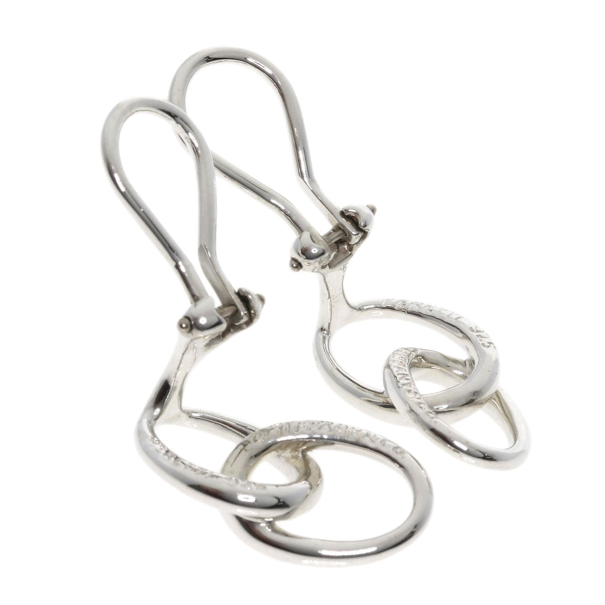 TIFFANY&Co.   Earring Double loop Silver Ladies