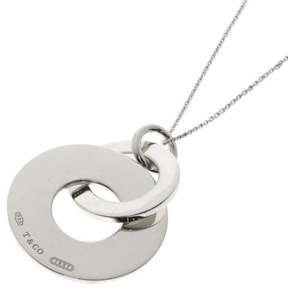 TIFFANY&Co.   Necklace double circle large Silver Ladies