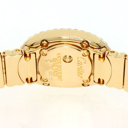 CARTIER Mini Baignoire BezelDiamond Watches WB5094D8 K18 Yellow Gold/18K Yellow Gold Ladies