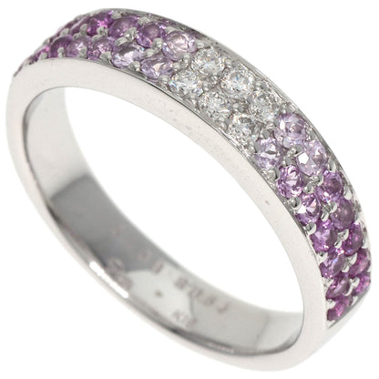 STAR JEWELRY   Ring Pink Sapphire Diamond K18 White Gold Ladies