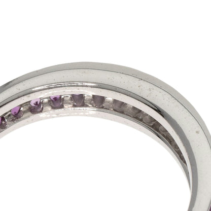 STAR JEWELRY   Ring Pink Sapphire Diamond K18 White Gold Ladies