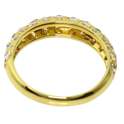 Gimel   Ring Diamond K18 Yellow Gold Ladies