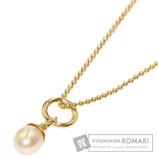 agete   Necklace Pearl Pearl K18 Yellow Gold Ladies