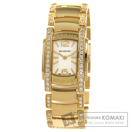 BVLGARI Assioma Belt, Bezel, Edge Diamond Watches AA31G K18 Yellow Gold/18K Yellow Gold Ladies