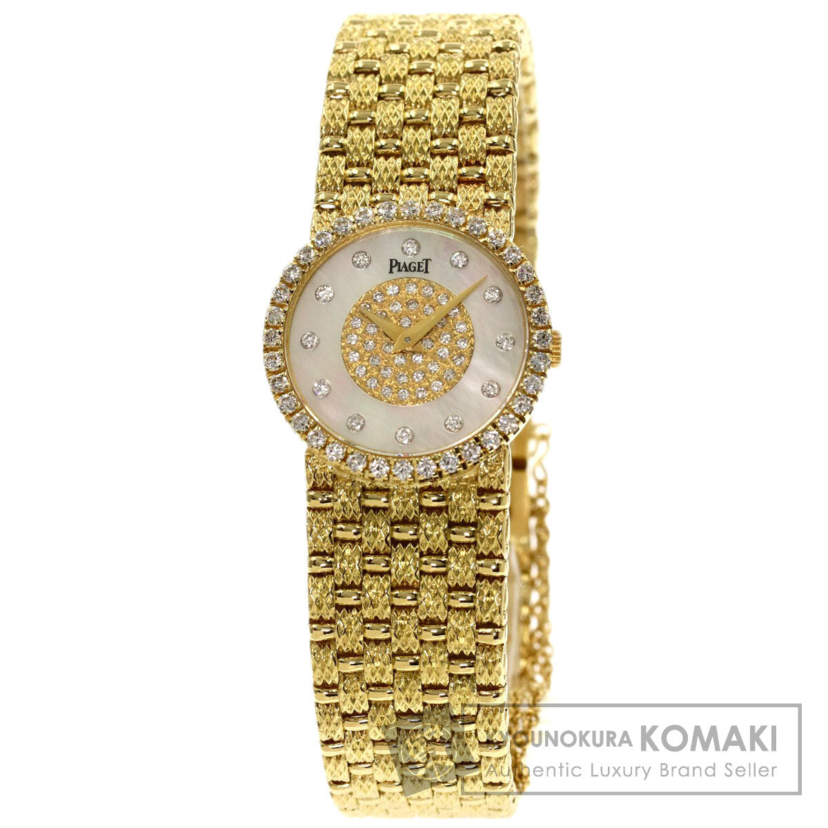 PIAGET Tradition Shell Diamond Watches 9706D23 K18 Yellow Gold/18K Yellow Gold Ladies