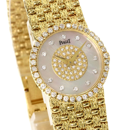 PIAGET Tradition Shell Diamond Watches 9706D23 K18 Yellow Gold/18K Yellow Gold Ladies