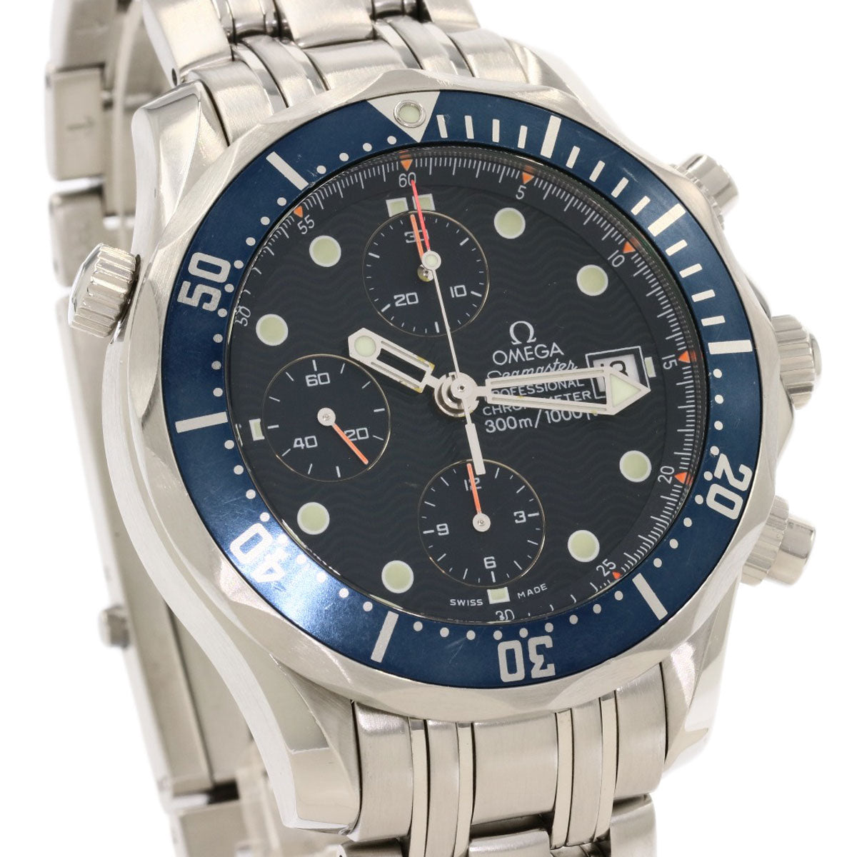 OMEGA Seamaster Chrono Diver Watches 2599.80 Stainless Steel/Stainless Steel mens