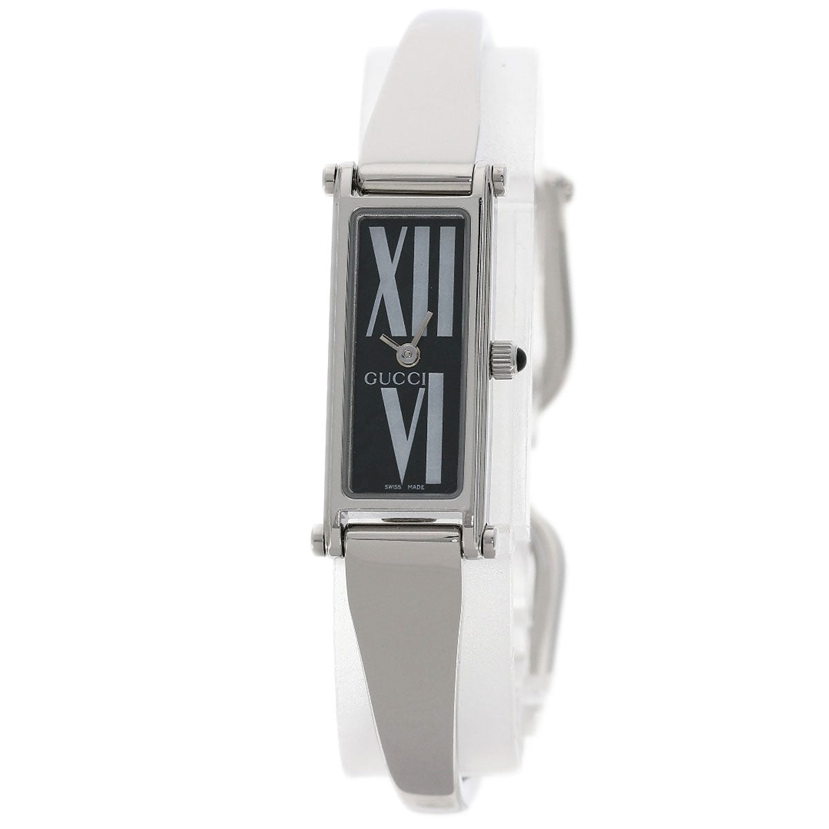 GUCCI Square face Watches 1500L Stainless Steel/Stainless Steel Ladies