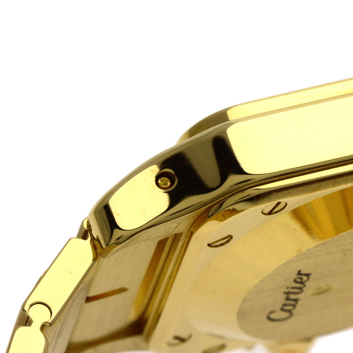 CARTIER Santos Galbe SM Maker Complete Watches  K18 Yellow Gold/18K Yellow Gold Ladies