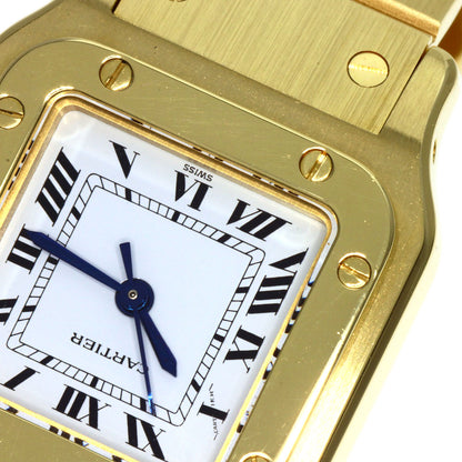 CARTIER Santos Galbe SM Maker Complete Watches  K18 Yellow Gold/18K Yellow Gold Ladies