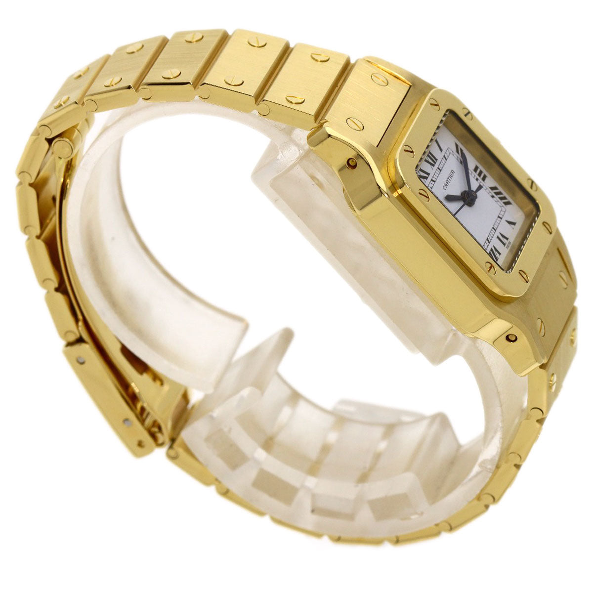 CARTIER Santos Galbe SM Maker Complete Watches  K18 Yellow Gold/18K Yellow Gold Ladies