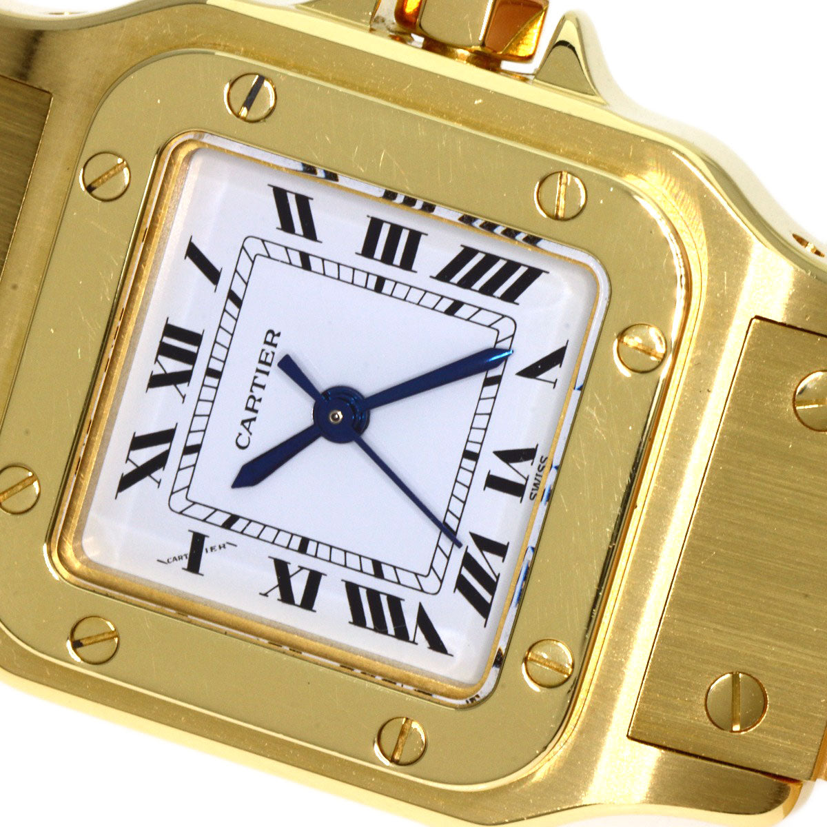 CARTIER Santos Galbe SM Maker Complete Watches  K18 Yellow Gold/18K Yellow Gold Ladies