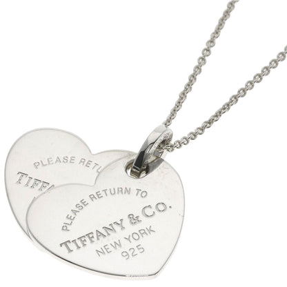 TIFFANY&Co.   Necklace Return to Double Heart Silver Ladies