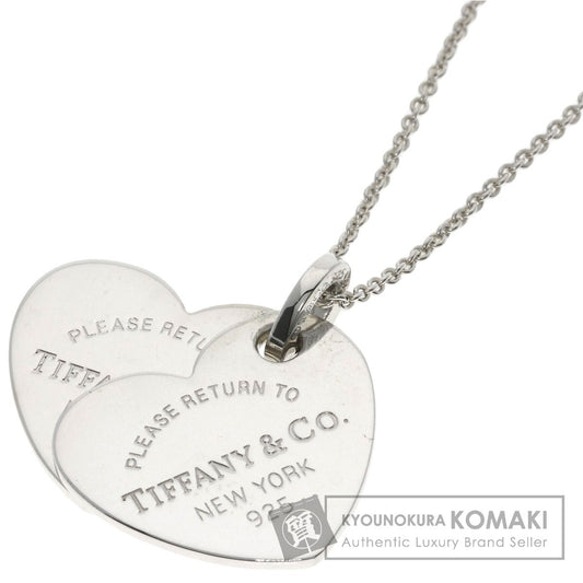 TIFFANY&Co.   Necklace Return to Double Heart Silver Ladies