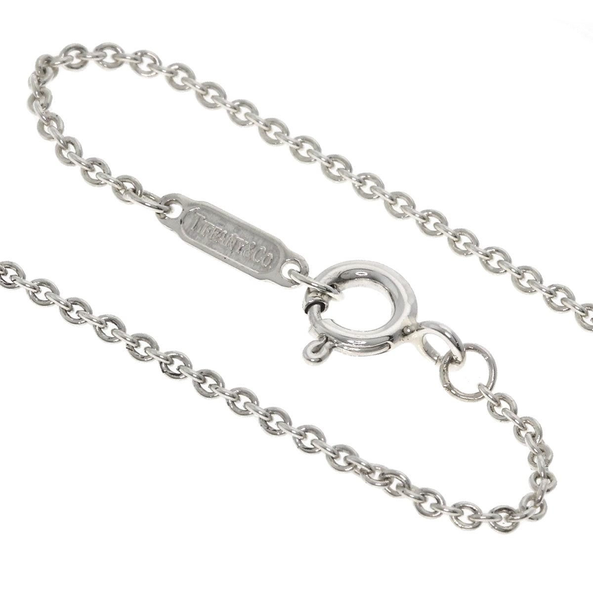 TIFFANY&Co.   Necklace Return to Double Heart Silver Ladies