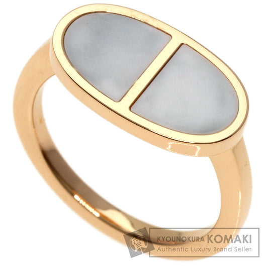 HERMES   Ring Shane Dunkle Verso #52 K18 Pink Gold Ladies