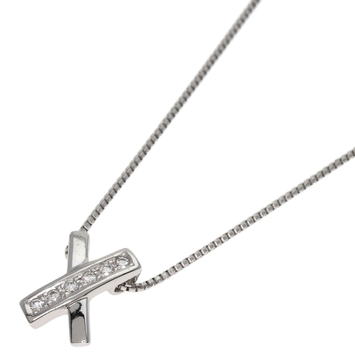 TASAKI   Necklace Diamond K18 White Gold Ladies