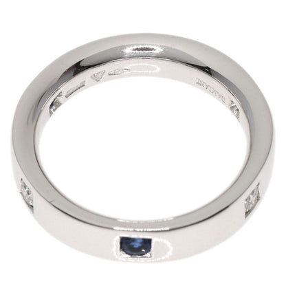 Damiani   Ring 3P Sapphire 2P Diamond K18 White Gold Ladies