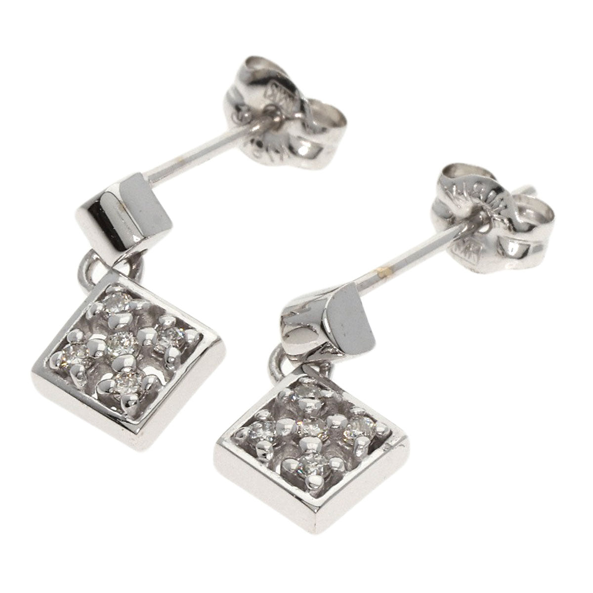 MICHEL KLEIN   earring Diamond K18 White Gold Ladies